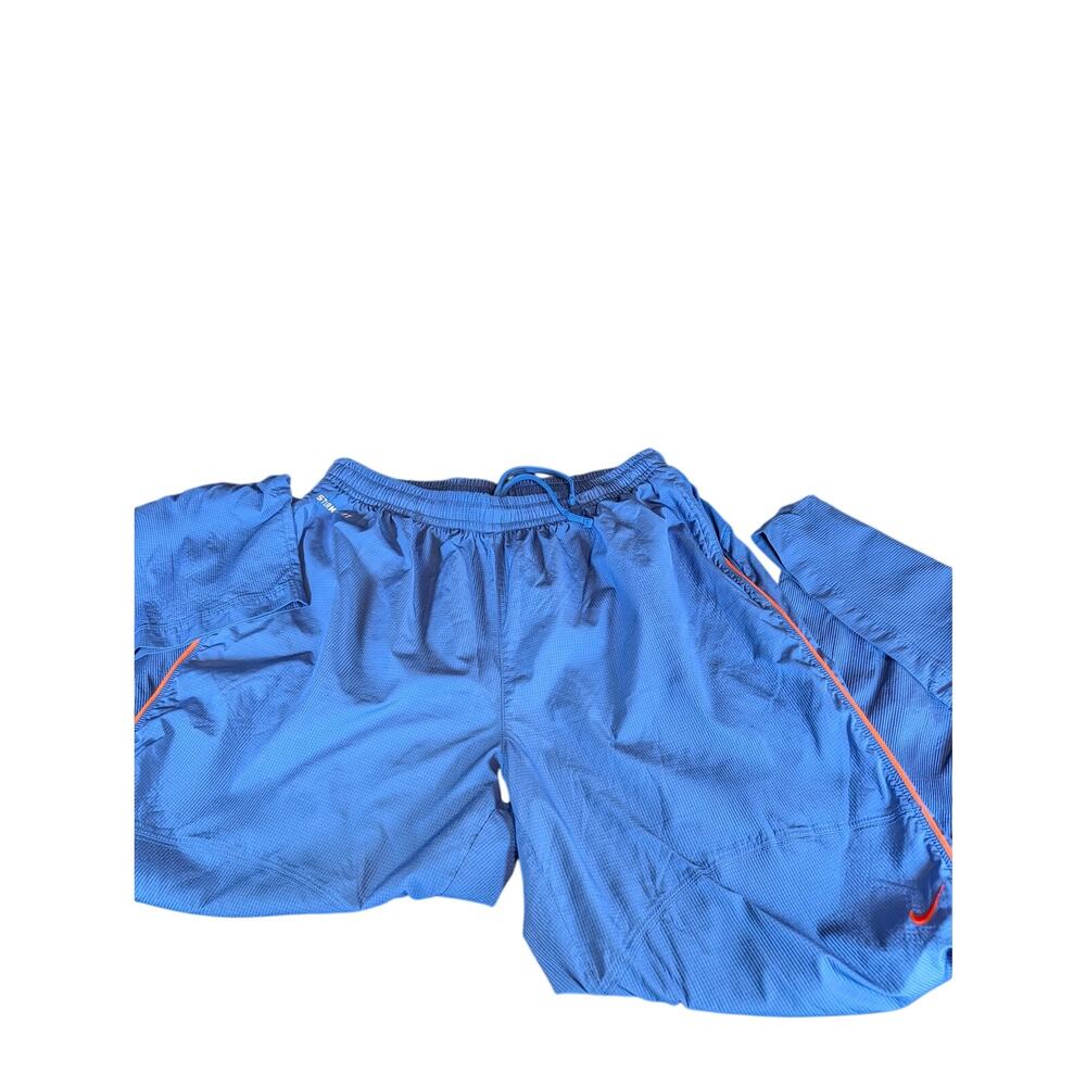 Nike Storm-FIT Windbreaker Athletic Pants Blue Mesh Lined Size L